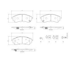 BREMBO P24225N — Колодки тормозные дисковые