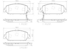 BREMBO P28077N — Колодки тормозные дисковые
