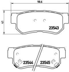 BREMBO P 30 014 — Plăcuțe de frână disc