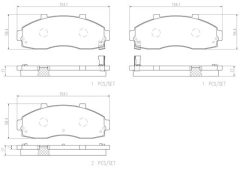 BREMBO P30044N — Колодки тормозные дисковые