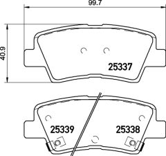 BREMBO P 30 094 — Колодки тормозные дисковые