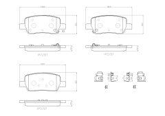 BREMBO P30141N — Колодки тормозные дисковые
