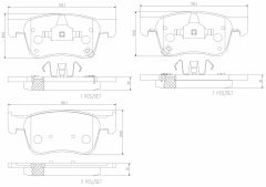 BREMBO P 33 002 — Колодки тормозные дисковые