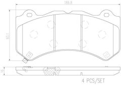 BREMBO P37018N — Plăcuțe de frână disc