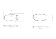 BREMBO P 50 176 — Колодки тормозные дисковые
