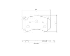 BREMBO P50178N — Колодки тормозные дисковые