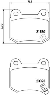 BREMBO P 56 048 — Колодки тормозные дисковые