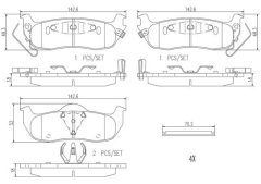 BREMBO P56074N — Plăcuțe de frână disc