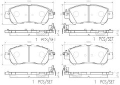 BREMBO P56131N — Plăcuțe de frână disc