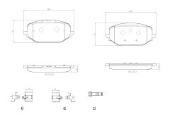 BREMBO P61142N — Колодки тормозные дисковые