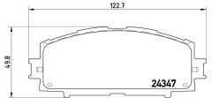 BREMBO P 83 086 — Plăcuțe de frână disc