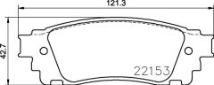 BREMBO P 83 166 — Колодки тормозные дисковые