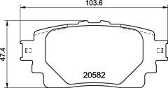 BREMBO P 83 174 — Plăcuțe de frână disc