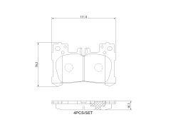 BREMBO P83181N — Колодки тормозные дисковые
