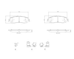 BREMBO P 83 192 — Plăcuțe de frână disc