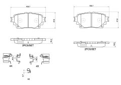 BREMBO P 83 194 — Колодки тормозные дисковые