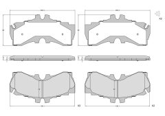 BREMBO P 83 205 — Колодки тормозные дисковые