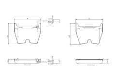 BREMBO P85138N — Колодки тормозные дисковые