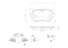 BREMBO P 85 190 — Колодки тормозные дисковые