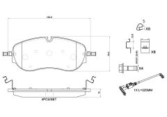BREMBO P 85 194 — Колодки тормозные дисковые