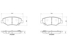 BREMBO P90006N — Колодки тормозные дисковые