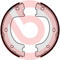 BREMBO S 50 521 — Set saboți frână de parcare