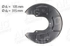 AIC 56412 — Щиток тормозного диска