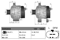 DENSO DAN3004 — Генератор