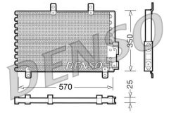 DENSO DCN01001 — Радиатор кондиционера