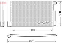 DENSO DCN01004 — Радиатор кондиционера