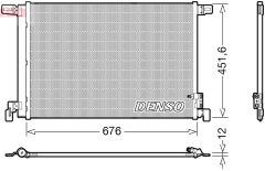 DENSO DCN02008 — Radiator aer condiționat