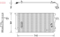 DENSO DCN02027 — Radiator aer condiționat