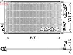 DENSO DCN05035 — Радиатор кондиционера