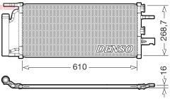 DENSO DCN05036 — Radiator aer condiționat