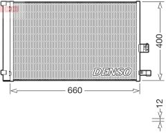 DENSO DCN05037 — Radiator aer condiționat