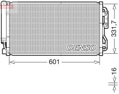 DENSO DCN05105 — Радиатор кондиционера