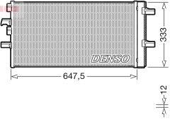 DENSO DCN05108 — Radiator aer condiționat