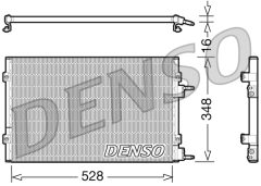 DENSO DCN06003 — Radiator aer condiționat