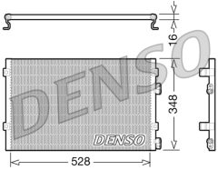 DENSO DCN06004 — Radiator aer condiționat