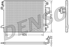 DENSO DCN06006 — Радиатор кондиционера