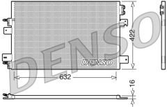 DENSO DCN06007 — Радиатор кондиционера