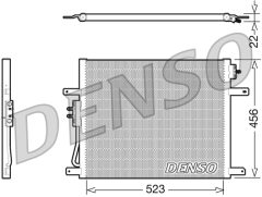 DENSO DCN06008 — Radiator aer condiționat