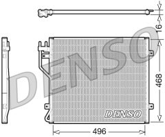 DENSO DCN06010 — Radiator aer condiționat
