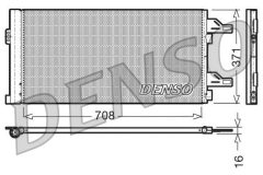 DENSO DCN07002 — Радиатор кондиционера