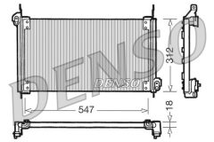 DENSO DCN09010 — Radiator aer condiționat