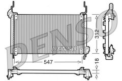 DENSO DCN09015 — Radiator aer condiționat