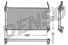 DENSO DCN09017 — Radiator aer condiționat