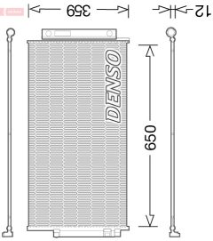 DENSO DCN09047 — Radiator aer condiționat