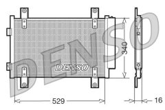 DENSO DCN09049 — Радиатор кондиционера