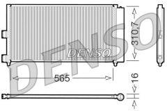 DENSO DCN09070 — Радиатор кондиционера